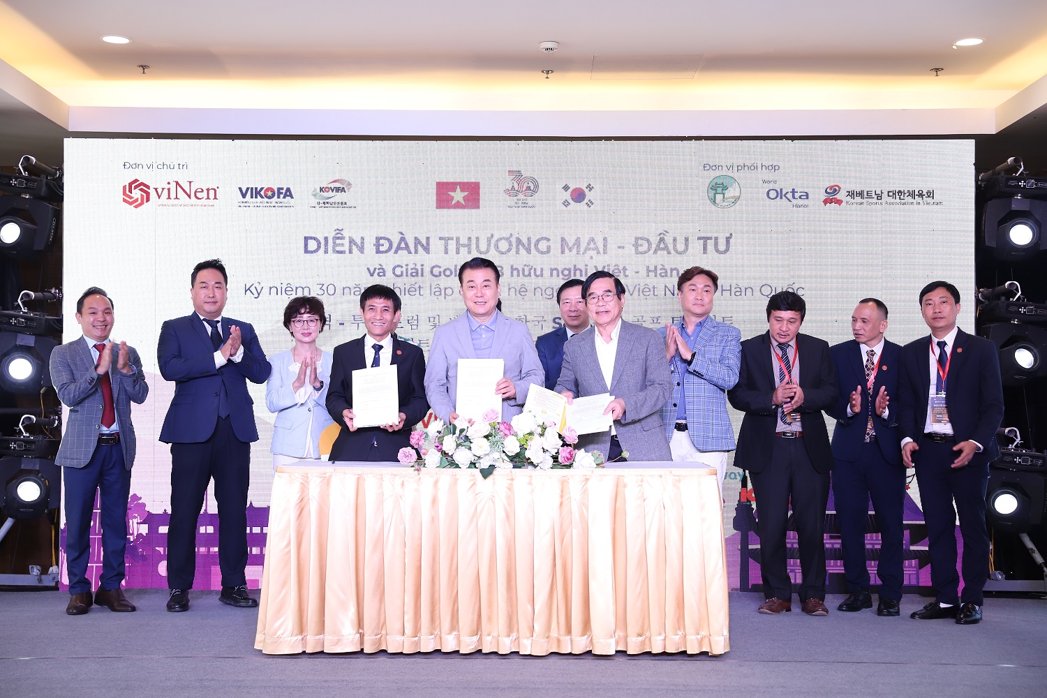 Diễn đàn Thương mại - Đầu tư và Giải VinenGolf S4B Hữu Nghị Việt Nam - Hàn Quốc